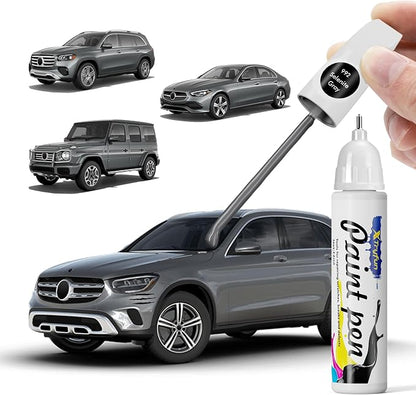 992 Selenite Gray Touch Up Paint Compatible with Mercedes Benz, DIY Car Paint Scratch Repair, Quick & Easy Fix Automotive Scratch Repair for C/E/S/G/CLA/CLS/GLC/GLE/GLS/EQE/EQS/Sprinter