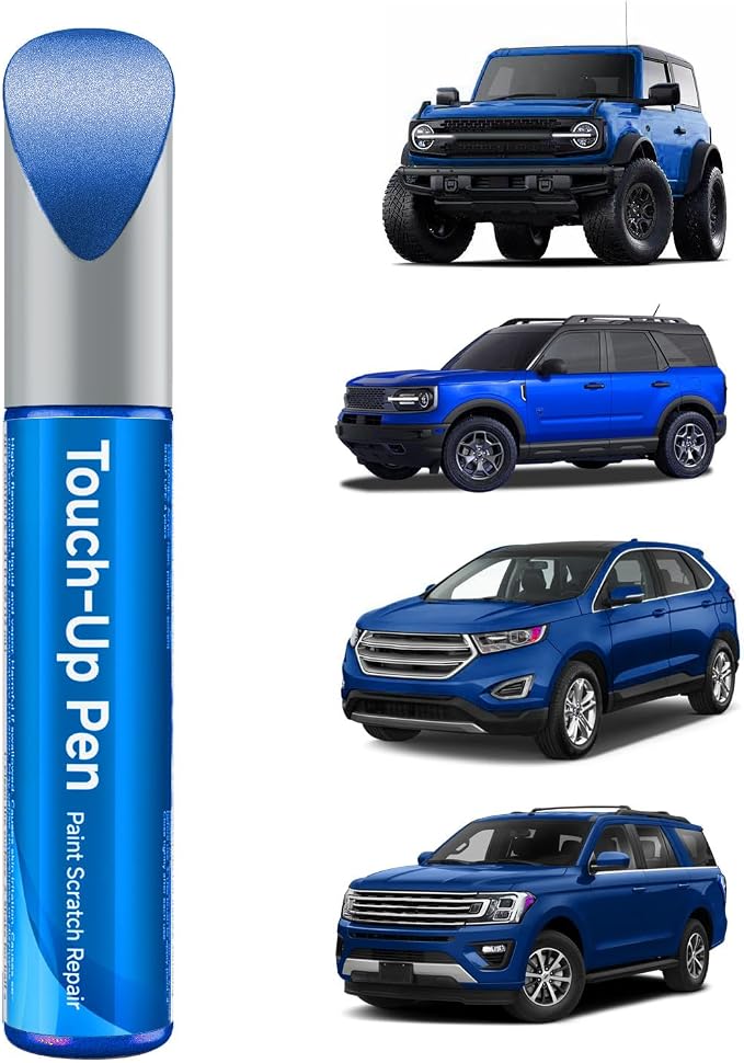 SZ Blue Flame Metallic Touch Up Paint Compatible with Ford Exact Match Touch Up Paint Car Scratch Repair