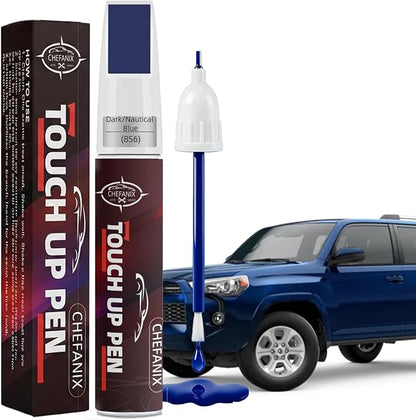 Dark/Nautical Blue (8S6) Touch Up Paint Pen Compatible with Toyota - Exact Color Match, 2-in-1 Brush & Pen,Car Paint Scratch Repair Kit for RAV4/Camry/Corolla/Tacoma/Highlander/Sienna