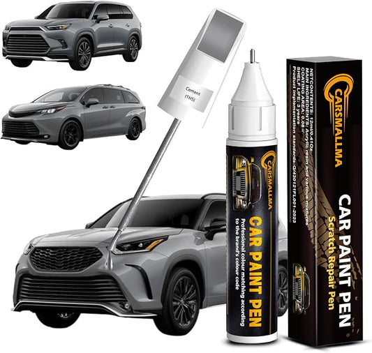 Car Touch Up Paint(1H5 Cement) for Toyota, Color Accurate Car Scratch Repair Remover Pen,Automotive Paint Quick & Easy to fix vehicle Chips and Nicks Scuff