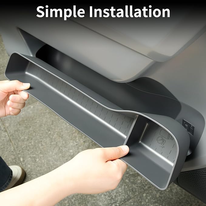 Door Side Storage Tray Compatible for Toyota RAV4 2026 Accessories Door Storage Insert Organizer Box Fit RAV4 2026 (TPE, Front+Rear Doors 4 PCS Set)
