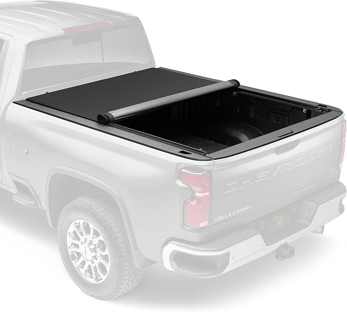 RealTruck TruXedo Pro X15 Soft Roll Up Truck Bed Tonneau Cover | 1472401 | Fits 2019-2024 Chevy/GMC Silverado/Sierra, w/MultiPro/Flex Tailgate (Will not fit Carbon Pro Bed) 5' 10" Bed (69.9")