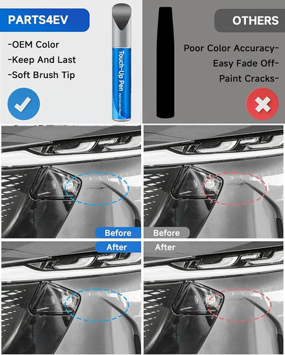 Touch Up Paint Compatible with Mazda Exact Match Touch Up Paint Car Scratch Repair (Liquid Silver Metallic（38P）)