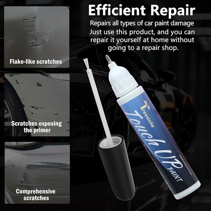 NH-731P Crystal Black Pear Touch Up Paint for Honda Match, Car Paint Scratch Repair kit, 2 in 1 Scratch Remover Pen with Color-Matched Rapid Drying of Paint Coating