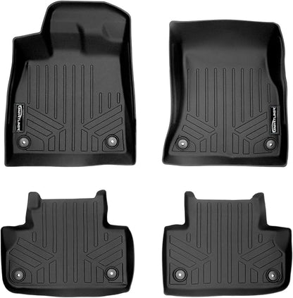 MAXLINER Custom Fit Floor Mats 2 Row Liner Set Compatible with 2018-2025 Audi Q5