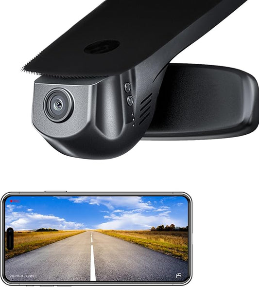 Mangoal 4K Dash Cam for BMW 3-Series Gen6 F30 F31 F34 F35 2012 2013 2014 2015 2016 2017 2018 Select 2019 M3 F80(Model A), OEM Style, 2160P UHD Video, WiFi & APP, GPS, 64GB Card