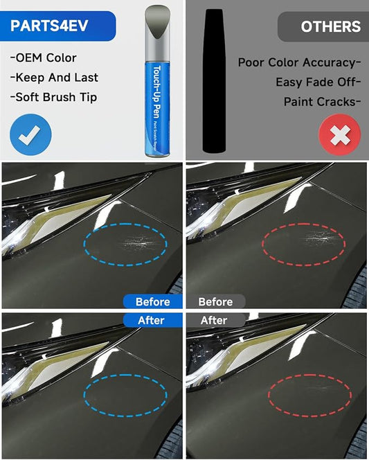 Touch Up Paint Compatible with Toyota Exact Match Touch Up Paint Car Scratch Repair (Cypress Pearl （6T7）)
