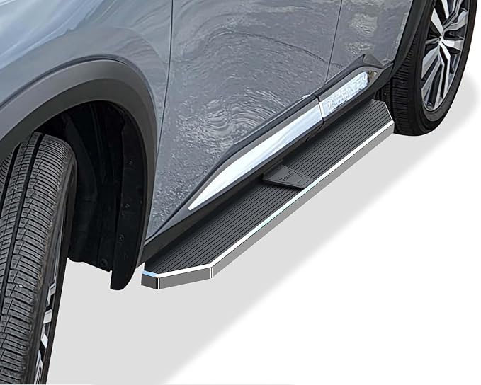 APS 6in 304 Stainless Steel (Polished Flat Style) Running Boards Side Bars Compatible with Nissan Pathfinder 2022-2026