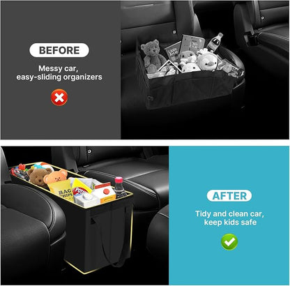 Mixsuper Liner Car Seat Organizer for 2026 Hyundai Palisade LX3, Console Organizer Backseat Box for Palisade LX3, Kids Toys Baby Supplies Dog Toy Box Storage Bin Travel Accessories