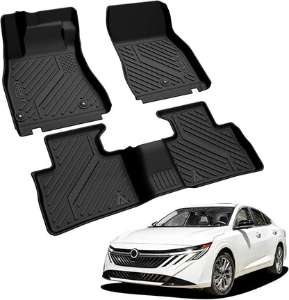 LASFIT Floor Mats for Nissan Sentra 2026, All Weather TPE Custom Fit Floor Liners Car Mats Accessories, Black
