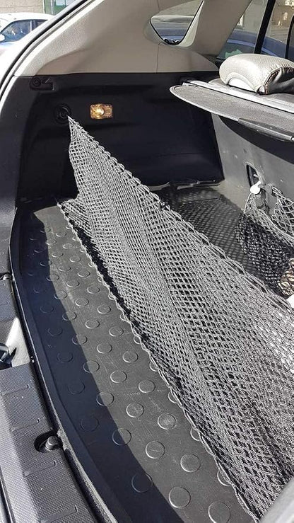 Envelope Style Automotive Elastic Trunk Mesh Cargo Net Accessories for Subaru Impreza 2017 – 2024 & Crosstrek 2018 – 2024 - Premium Trunk Organizers and Storage - Luggage Nets for Vehicles