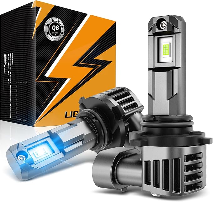 Auxbeam 9006 Fog Light, 8000K Ice Blue, Pack of 2 | 12000LM, Enhanced Visibility for Fog & Off-Road, Plug and Play