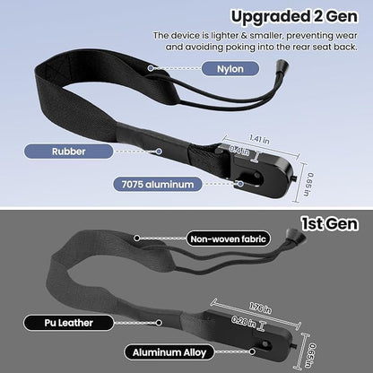 Kaishengyuan Upgraded Rear Seat Quick Release with Elastic Rope Compatible with Ford F-150 (2009+) & F-250/350 (2017+)