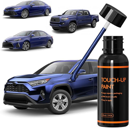 8W7 Blue Crush Touch Up Paint for Toyota, DIY Car Paint Scratch Repair Kit, Automotive Paints, Quick & Easy Fix Scratch Repair for RAV4/Camry/Corolla/Tacoma/Prius/Sequoia