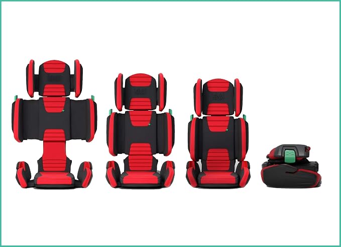 mifold hifold fit-and-fold Booster seat Carry Bag, Ideal for Storage and Travel, Bag Only, Seat Sold Separately, Black