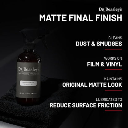 Dr. Beasley's Mini Matte Kit - Instant Bonding Coating, 2+ Years of Protection with Body Wash, Final Finish, Paint Cleanser, Matte Paint Coating