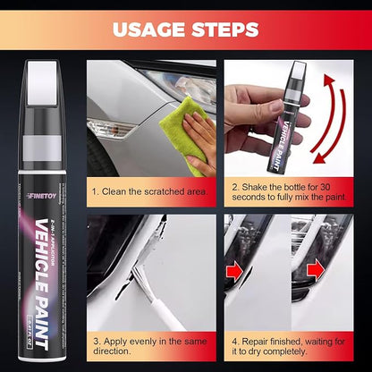 Cyber Yellow Metallic(GHS/WA660G) Touch up Paint for Cadillac, Quick & Easy Fix for Car Scratches, 2 in 1 Car Touch up Paint with Pen Tip and Brush, Auto Scratch Repair Pen with Exact Color Match