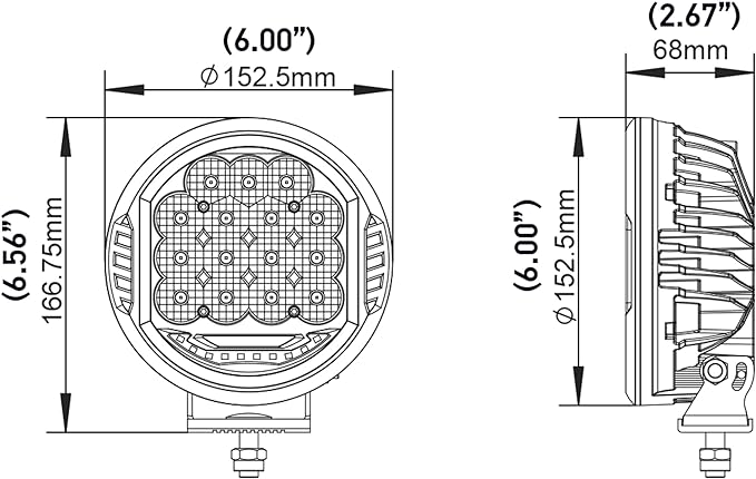 Hella ValueFit 500 LED Series - LED Driving Lamp Kit – Universal Off-Road Light for Pickup Trucks, ATV, SUV, 4x4, Jeep, Tractors / 358117171