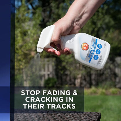 Provides UV protection while helping prevent fading, cracking, and discoloration.