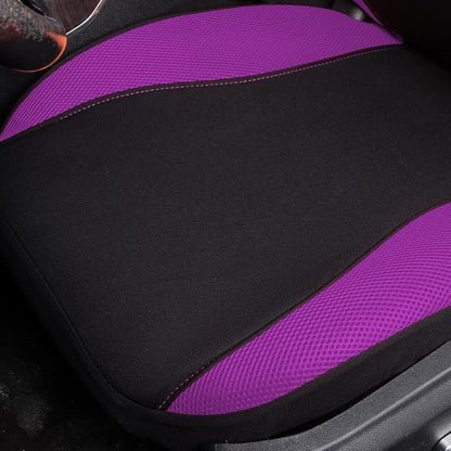 Flying Banner Butterfly car seat Covers ful Set Fashion Universal Lady Woman Female Rear Bench Split Colorized (Full Set, Purple)