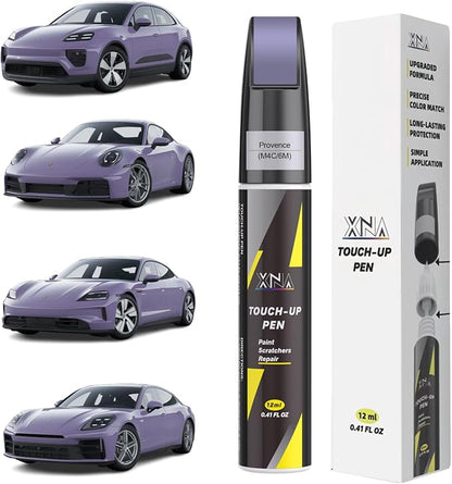 XNA Provence(M4C/6M) for Porsche Touch Up Paint, Car Scratch Remover for Nicks and Chips Repair, 2-In-1 Quick & Easy Fix Car Scratch Repair Kit with Exact Color-Matched