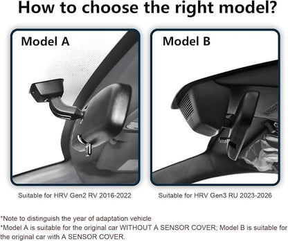 mangoal Front 4K & Rear 1080p Dash Cam Custom fit for Honda HRV Gen2 RV 2016-2022(Model A), Integrated OEM Look, UHD 2160P Video, WiFi & App, GPS, 128GB Card