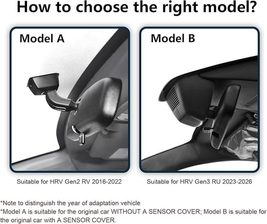 mangoal Front 4K & Rear 1080p Dash Cam Custom fit for Honda HRV Gen2 RV 2016-2022(Model A), Integrated OEM Look, UHD 2160P Video, WiFi & App, GPS, 128GB Card
