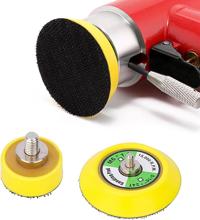 Ouya 3PCS 3" Hook and Loop Backing Pads 5/16"-24 Threads Polishing Buffing Plate for Dual Action Car Polisher