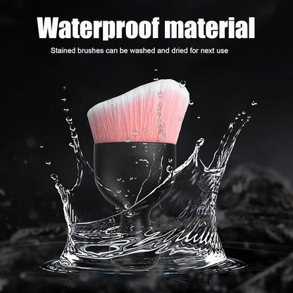 Ziciner Car Detailing Brush, Curved Soft Bristles Auto Removal Dust Collectors, Universal Vehicle Dashboard, Air Conditioner Vents etc Interior Cleaning Tool Accessory (Pink/White)