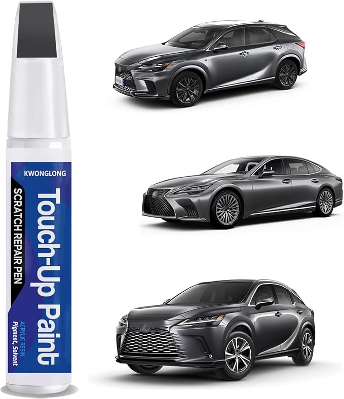 1H9 Nebula Gray Pearl Car Touch-Up Paint for Lexus RZ450e TX550h, 2-in-1 Car Paint Scratch Repair Kit, Quick & Easy Solution to Repair