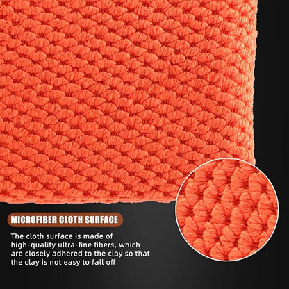 SPTA Clay Mitt, Pro Medium Grade Clay Bar Infused Mitt, Car Detailing Glove Quickly Removes Debris from Your Paint, Glass, Wheels, & More -CB306