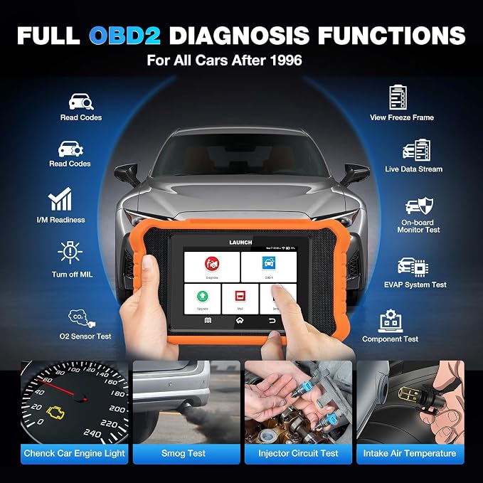 Launch Creader Elite 3.0 Bidirectional Scan Tool fit for Toyota/Lexus, 2026 Full System OBD2 Scanner, All Reset Service Code Reader, ECU Code, AUTO VIN, Battery Registration, Lifetime Free Update