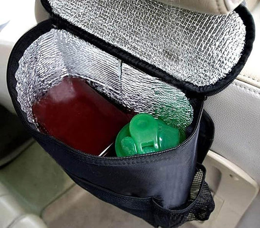 AUTOARK Standard Car Seat Back Organizer,Multi-Pocket Travel Storage Bag(Heat-Preservation),AK-002