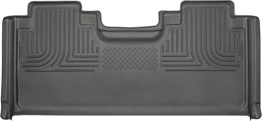 Husky Liners Weatherbeater Floor Mats | Fits 2015-2026 Ford F-150 SUPERCAB ONLY, 2017-2026 Ford F-250/F-350/F-450 SUPERCAB ONLY (Full Coverage) | 2nd Row, 1-pc Black - 19361