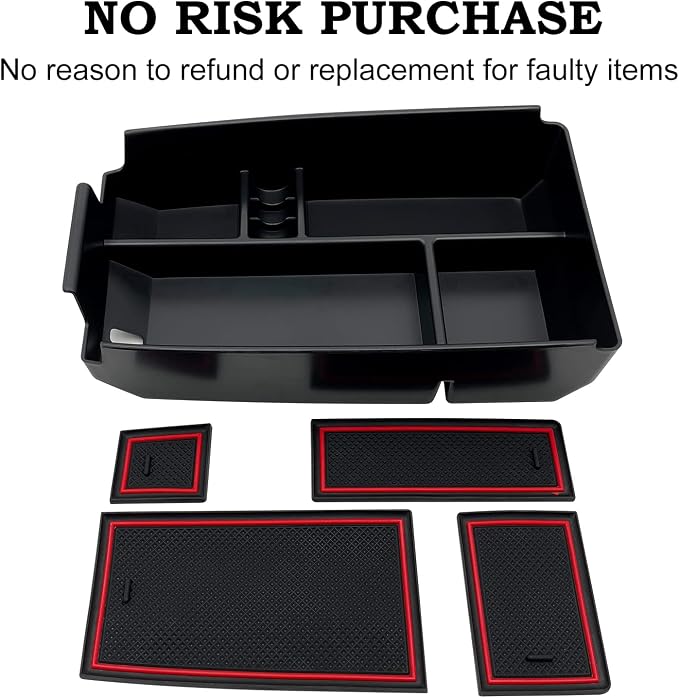 Center Console Organizer Interior Storage Box Fits for Ford Escape 2020 2021 2022 2023 2024 2025 2026 and 2021 2022 2023 2024 2025 2026 Bronco Sport Accessories