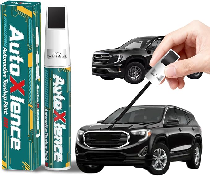 Ebony Twilight Metallic(GB8/WA384A) Touch Up Paint Compatible with GMC Car Paint Pen Scratch Repair Automotive Scratch Remover Fix Exact Color Match