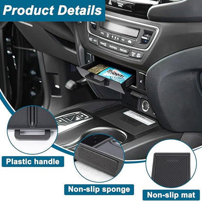 PIMCAR Removable Tray for 2016-2022 Honda Pilot/2017-2026 Honda Ridgeline/2019-2025 Honda Passport Center Console Organizer Storage Box Interior Accessories (Only Fit Models with Cubby)