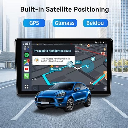 CarlinKit 8+128G - Wireless CarPlay&Android Auto Adapter,CarPlay Ai Box for car Wired CarPlay,8-Core,Bulit-in GPS,Ultra-Thin,Android 13.0 System,Dual Bluetooth,SIM&TF Card etc