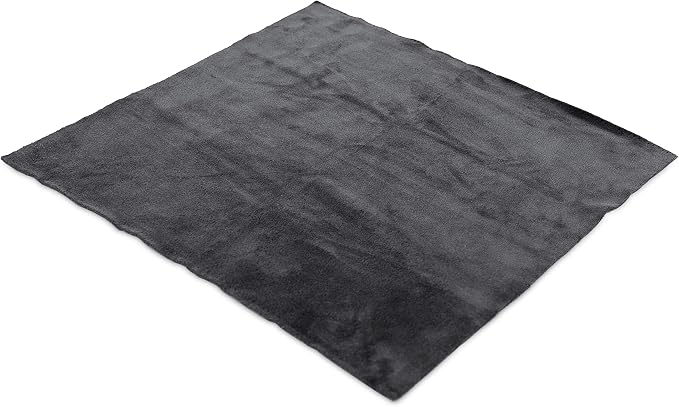 PROJE' Premium Car Care - Polishing Towel - Tagless 400 GSM Microfiber Towel - Scratch-Free & Lint Free - Finishing, Buffing, Drying Microfiber Cloth - 16in x 16in - Pack of 6 - Black