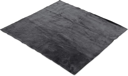 PROJE' Premium Car Care - Polishing Towel - Tagless 400 GSM Microfiber Towel - Scratch-Free & Lint Free - Finishing, Buffing, Drying Microfiber Cloth - 16in x 16in - Pack of 6 - Black