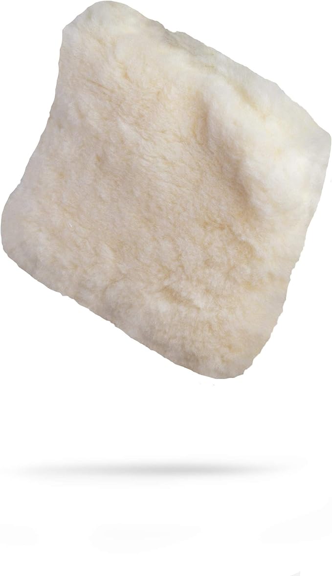 Adam's Polishes 10 Professional Wool Wash Pad - Plush Synthetic Car Wash Pad is Gentle On Auto Paint Without Worry of Scratches or Swirls - Car Soap & Wax Safe Detailing Tool for Car or Truck