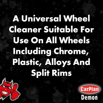 CarPlan Demon Wheels 34 fl Oz (1L) - Fast Wheel Cleaner (Pack of 2)