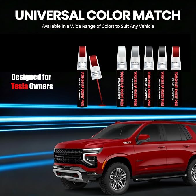 Radiant Red Tintcoat(GNT/WA170H) Car Touch Up Paint for Chevy 2-in-1 Car Scratch Repair Pen with Tip&Brush, DIY Color-Code Matched Auto Paint for Rock Chips Door Scratches Paint Nicks Bumper Marks