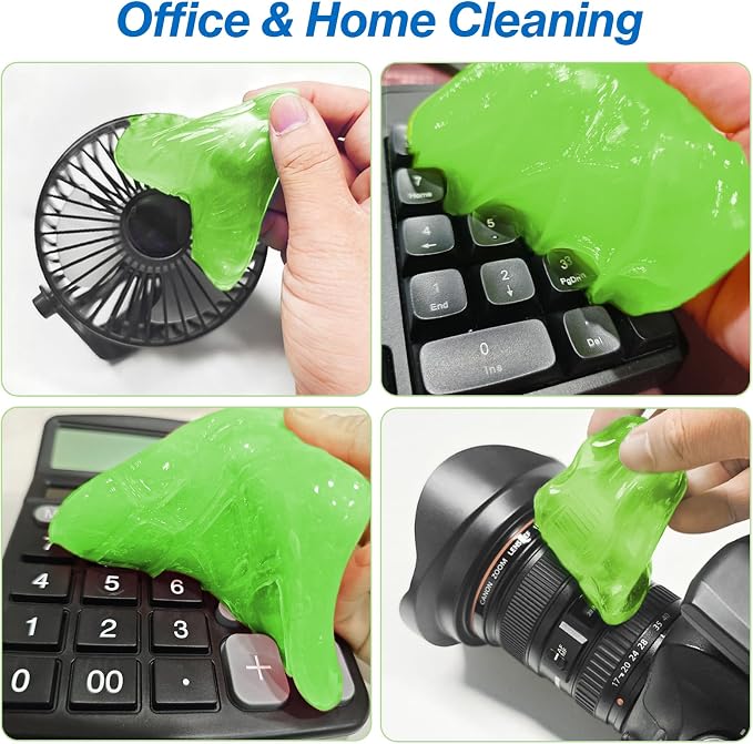 Car Cleaning Gels, Super Clean Clean Putty Dust Cleaner Kit, Auto Detailing Tools Cleaning Putty Car Interior Cleaner, Keyboard Cleaner, Cleaning Slime Car Cleaning Supplies Gift for Men Women