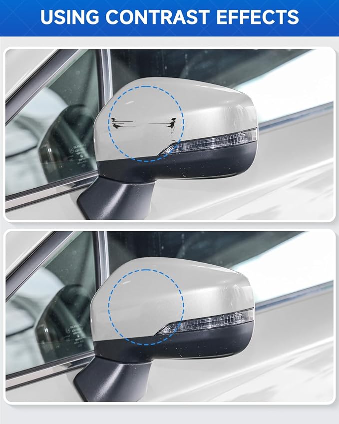 K1X Crystal White Pearl Tricoat Compatible with Subaru Exact Match Touch Up Paint Car Scratch Repair