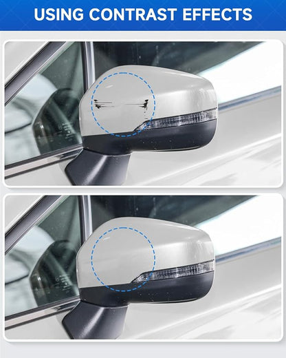 K1X Crystal White Pearl Tricoat Compatible with Subaru Exact Match Touch Up Paint Car Scratch Repair