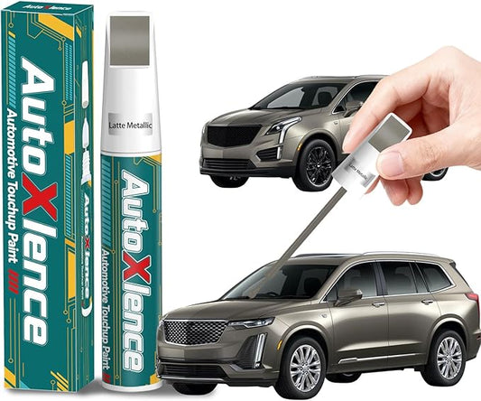Latte Metallic(G5D/WA615G) Touch Up Paint Compatible with Cadillac Car Paint Pen Scratch Repair Automotive Scratch Remover Fix Exact Color Match