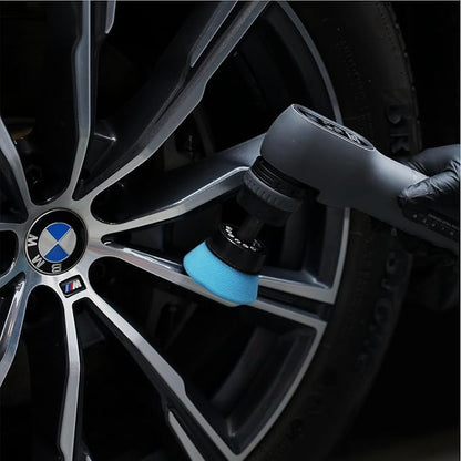SPTA Blue T60 Moderate-Cut Foam Polishing Pads, 5Pcs 2inch/50mm Sponge Polishing Buffing Pads, Car Foam Detail Polishing Pad Kit for Car Detail Polishing, Small Area Polishing -FPTSS2B
