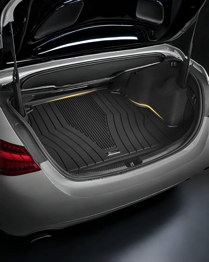 3W Floor Mats(with Carpets) & Cargo Liner Fit for Mercedes Benz GLE 2020-2026 5 Seats SUV, TPE All Weather Custom Fit Floor Liners Carpet and Trunk Mat for Benz GLE Waterproof(Not Fit for Coupe/W167)