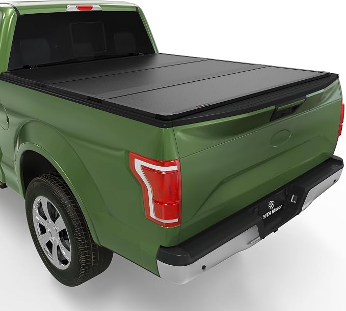 YITAMOTOR FRP Hard Tri Fold Truck Bed Tonneau Cover Fits for Ford F-250 F-350 F250 F350 Super Duty 2017-2026, 6.75 ft Bed